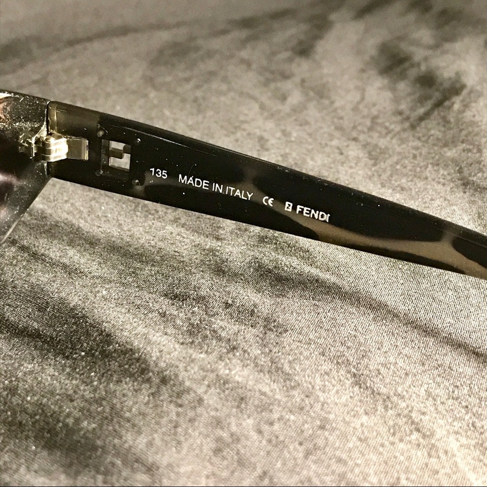 Fendi Black Zebra Prescription Sunglasses - Picture 5 of 7